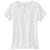 Volunteer Knitwear Women's White Daily V-Neck Tee