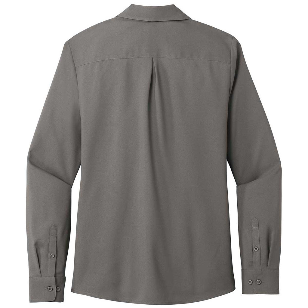 Port Authority Women's Graphite Long Sleeve Performance Staff Shirt