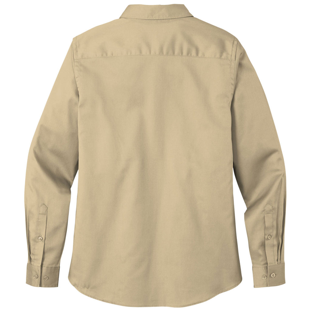 Port Authority Women's Wheat Long Sleeve SuperPro React