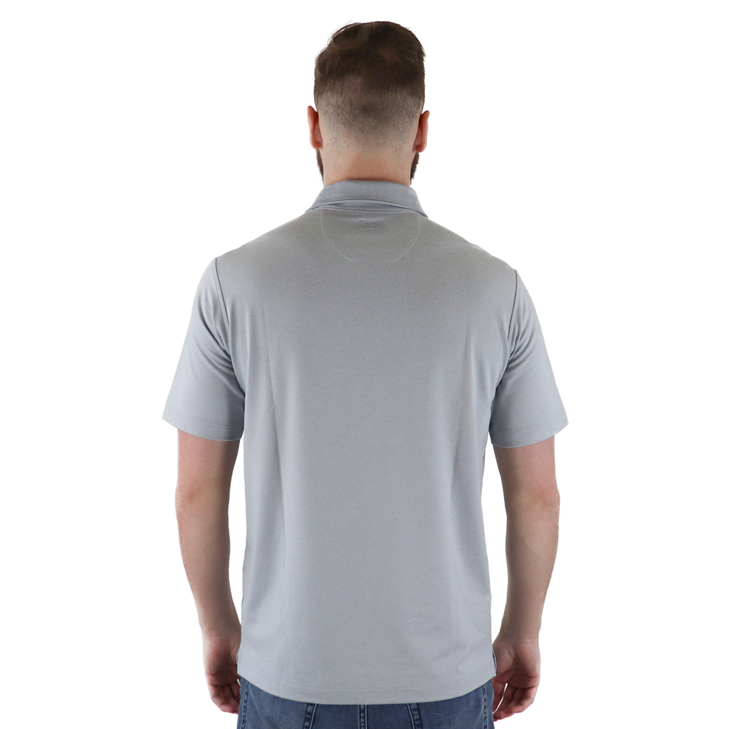 Zusa Men's Cloud Grey Heather Itasca Polo