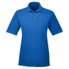 Harriton Men's True Royal 6 oz. Ringspun Cotton Pique Short-Sleeve Polo