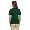 Harriton Women's Dark Green 6 oz. Ringspun Cotton Pique Short-Sleeve Polo