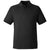 Harriton Men's Black Charge Snag and Soil Protect Polo