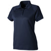 Harriton Women's Dark Navy Charge Snag and Soil Protect Polo