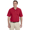 Harriton Men's Red 5.6 oz. Easy Blend Polo