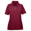 Harriton Women's Wine 5.6 oz. Easy Blend Polo