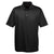 Harriton Men's Black Advantage IL Snap Placket Performance Polo