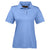 Harriton Women's Industry Blue Advantage IL Snap Placket Performance Polo