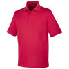 Harriton Men's Red Advantage Snag Protection Plus Pocket Polo