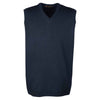 Harriton Men's Dark Navy Pilbloc V-Neck Sweater Vest