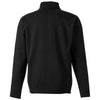 Harriton Unisex Black Pilbloc Quarter Zip Sweater