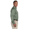 Harriton Men's Dill Easy Blend Long-Sleeve Twill Shirt with Stain-Release