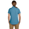 Harriton Women's Cloud Blue Barbados Textured Camp Shirt