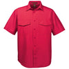 Harriton Men's Red Key West Short-Sleeve Performance Staff Shirt