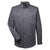 Harriton Men's Dark Charcoal Foundation 100% Cotton Long-Sleeve Twill Shirt with Teflon