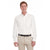 Harriton Men's White Tall Foundation 100% Cotton Long-Sleeve Twill Shirt with Teflon