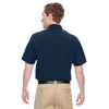 Harriton Men's Navy Paradise Short-Sleeve Performance Shirt