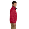 Harriton Men's Red/Black Fleece-Lined Nylon Jacket