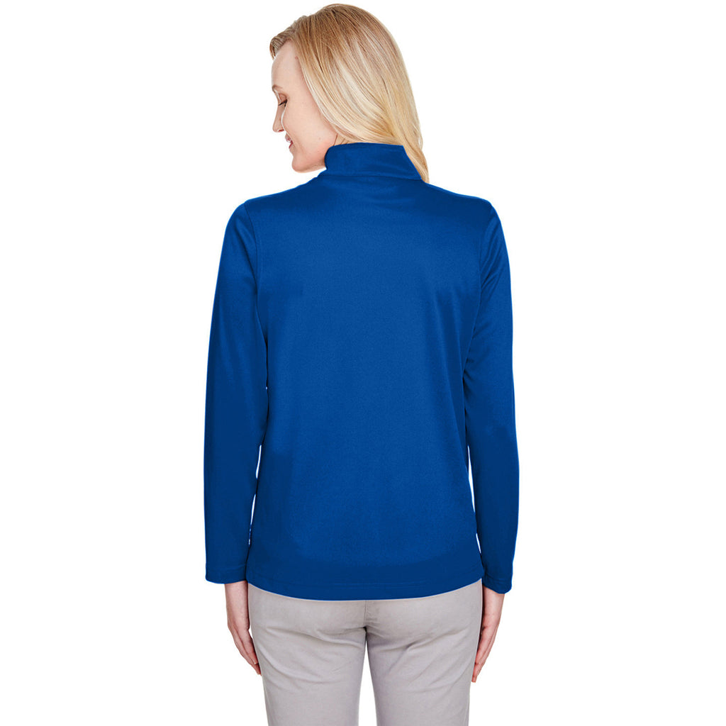 Harriton Women's True Royal Advantage Snag Protection Plus Quarter-Zip