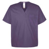 Harriton Men's Deep Purple Restore 4.9 oz. Scrub Top