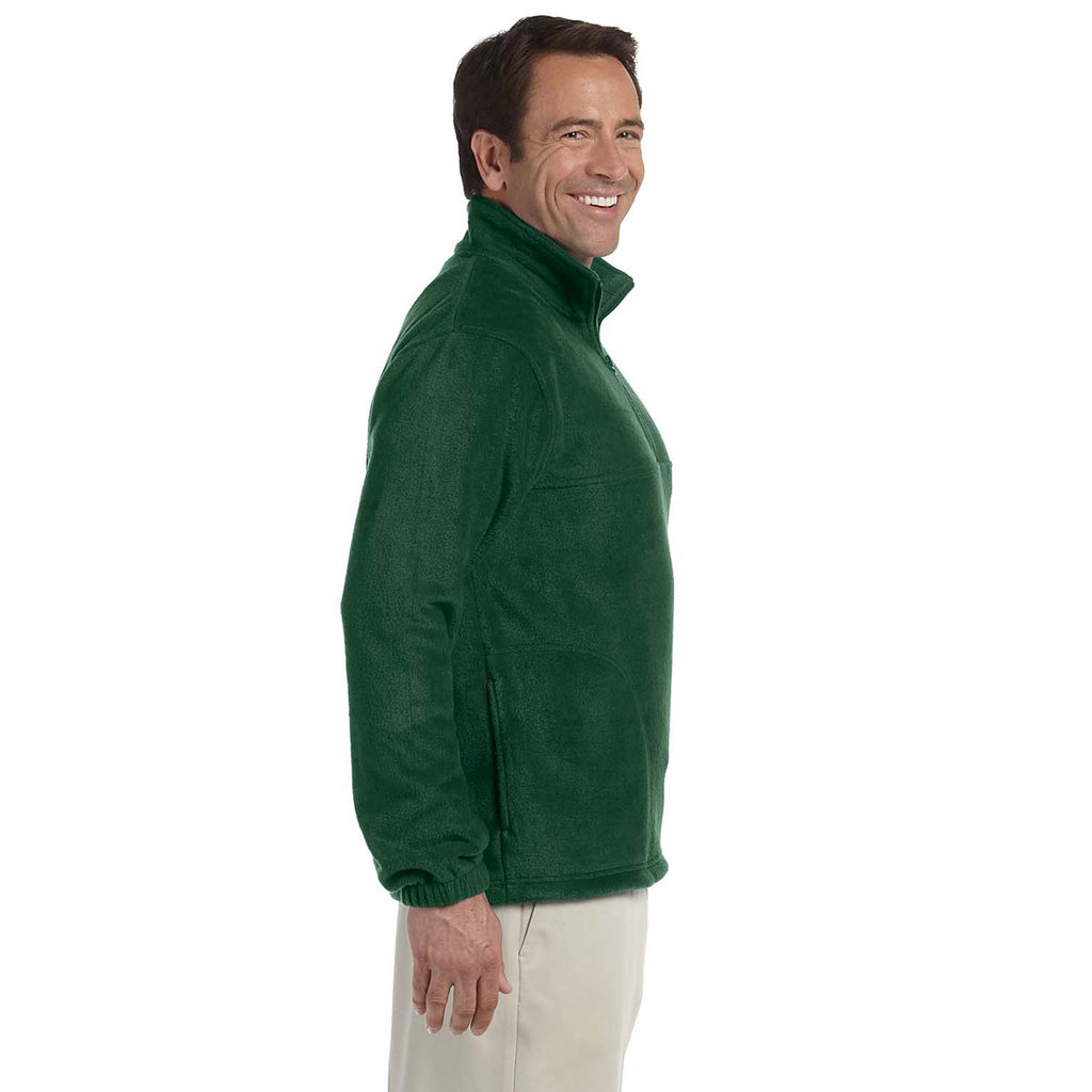 Harriton Men's Hunter 8 oz. Quarter-Zip Fleece Pullover