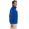 Harriton Men's True Royal 8 oz. Quarter-Zip Fleece Pullover