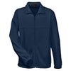 Harriton Men's Navy 8 oz. Full-Zip Fleece