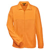 Harriton Men's Safety Orange 8 oz. Full-Zip Fleece