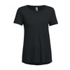 Expert Women's Black American MoCA Bay Short Sleeve Crew