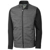 Cutter & Buck Men's Black Discovery Hybrid Jacket