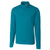 Cutter & Buck Men's Teal Blue DryTec Long Sleeve Advantage Half-Zip