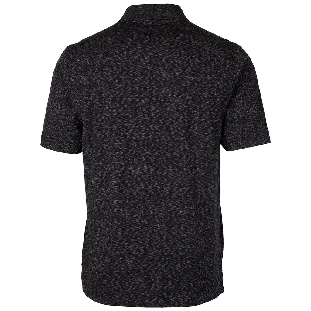 Cutter & Buck Men's Dark Black DryTec Advantage Space Dye Polo