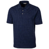 Cutter & Buck Men's Dark Liberty Navy DryTec Advantage Space Dye Polo