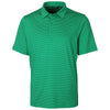 Cutter & Buck Men's Kelly Green Forge Polo Pencil Stripe