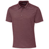 Cutter & Buck Men's Bordeaux Forge Polo Pencil Stripe Tailored Fit