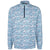 Cutter & Buck Men's Indigo Traverse Camo Print Half Zip