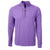 Cutter & Buck Men's College Purple Heather Adapt Eco Knit Heather Quarter Zip