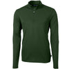 Cutter & Buck Men's Hunter Virtue Eco Pique Recycled Quarter Zip Pullover