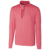 Cutter & Buck Men's Cardinal Red Stealth Half Zip