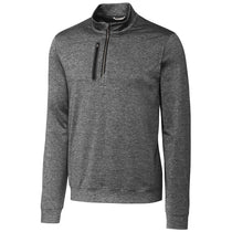 Cutter & Buck Men's Elemental Grey Stealth Half Zip