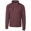 Cutter & Buck Men's Bordeaux Heather Mainsail Half Zip