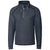 Cutter & Buck Men's Liberty Navy Heather Mainsail Half Zip