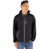 Cutter & Buck Men's Black Rainier Primaloft Eco Full Zip Hybrid Jacket