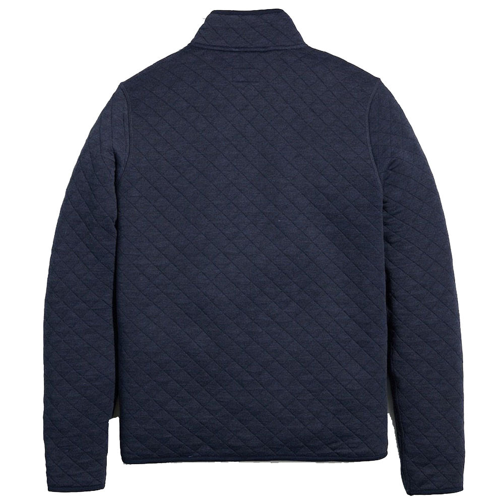 Marine Layer Men's Navy Heather Corbet Quilted Pullover