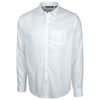 Cutter & Buck Men's White Windward Twill Long Sleeve Shirt