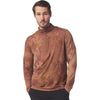 Glyder Men's Mocha Stone Dye Tahoe 1/4 Zip