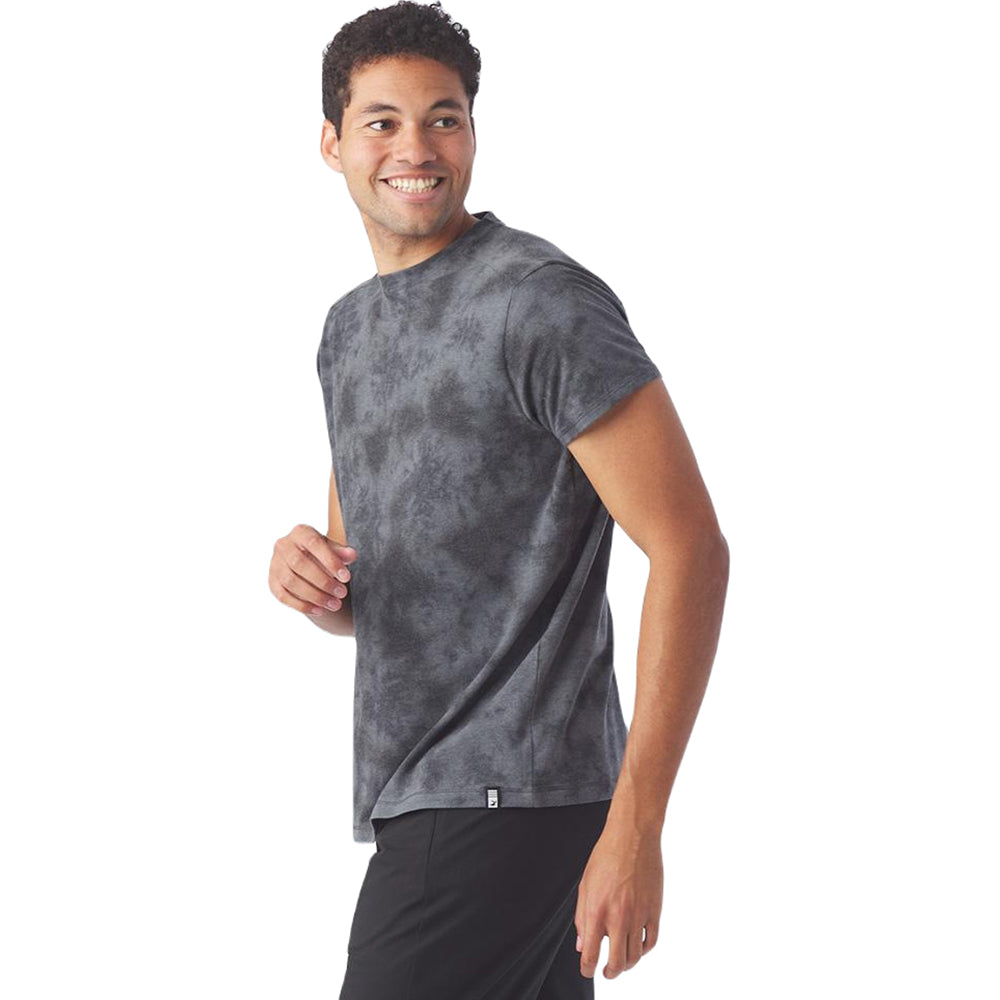 Glyder Men's Black Tie-Dye Salton Short Sleeve