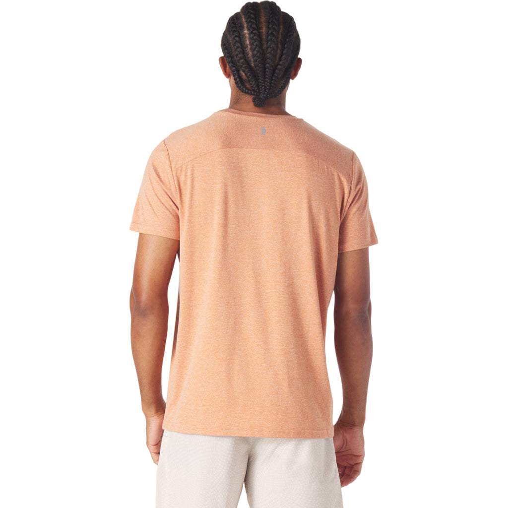 Glyder Men's Heather Tangerine Salton Short Sleeve