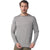 Glyder Men's Black Heather/White Stripe Salton Long Sleeve