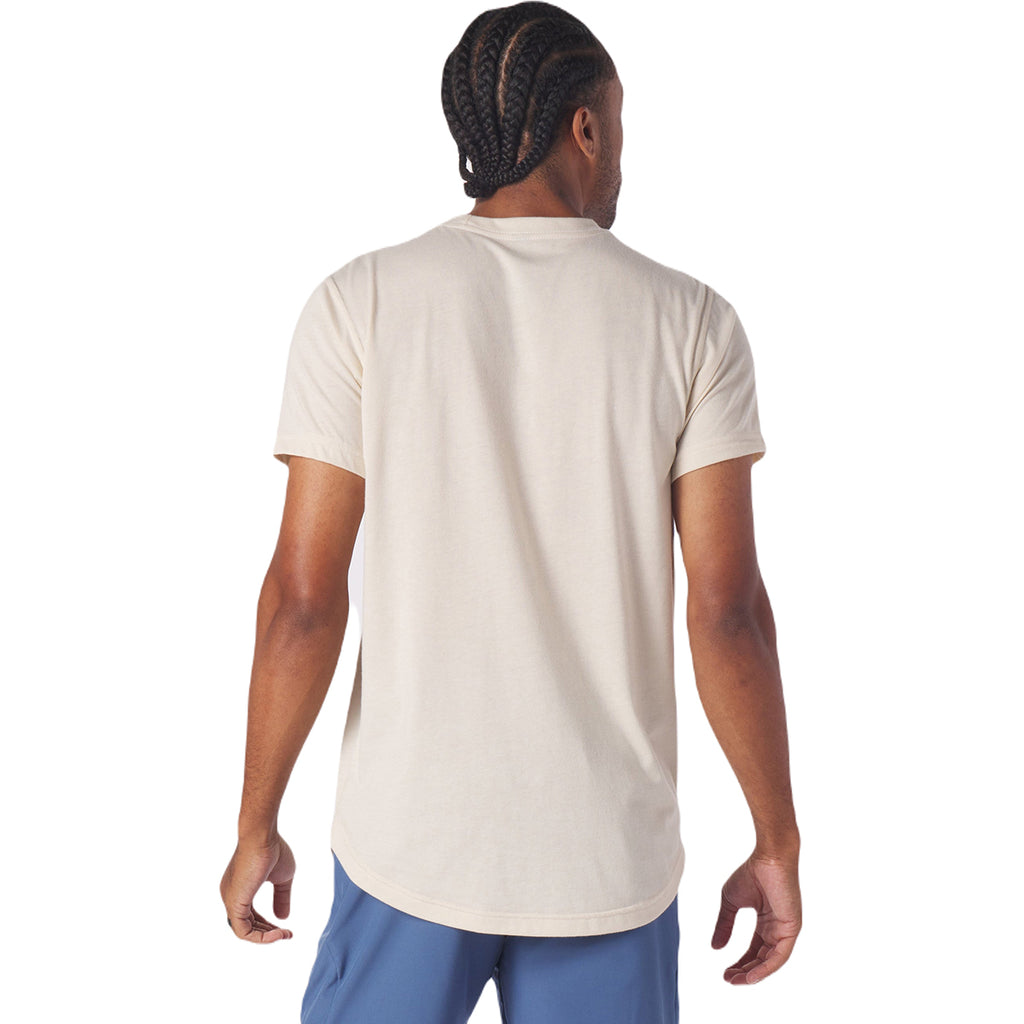 Glyder Men's Oatmilk Heather Do No Harm Tee